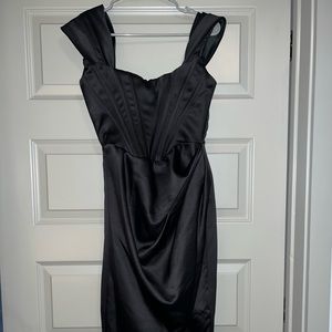 House of CB black corset dress